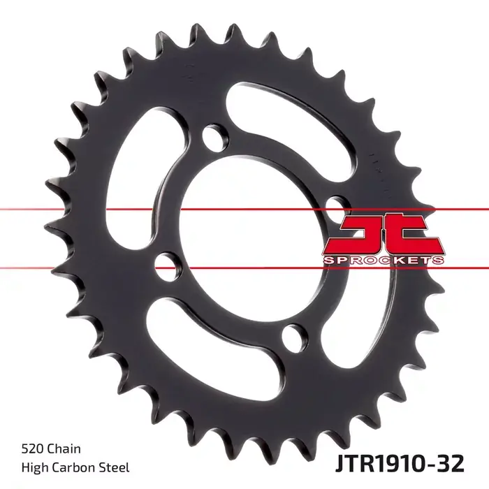Solange Der Vorrat Reicht Kettenrad 32Z 520 SW Innen Ø 064 Lochkreis 080 passend für Yamaha YFM 125 Grizzly AE02W