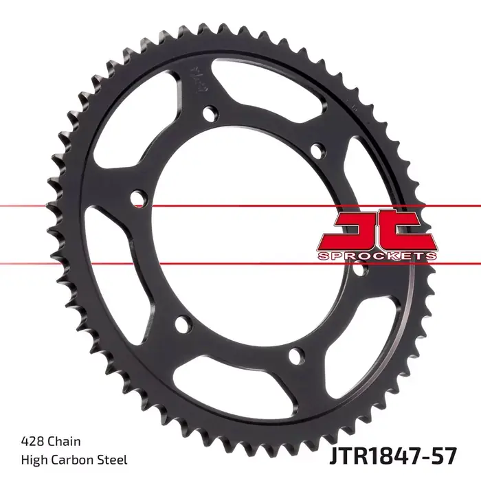 Kettenrad 57Z 428 SW Innen Ø 120 mm Lochkreis 136 mm Nur Heute