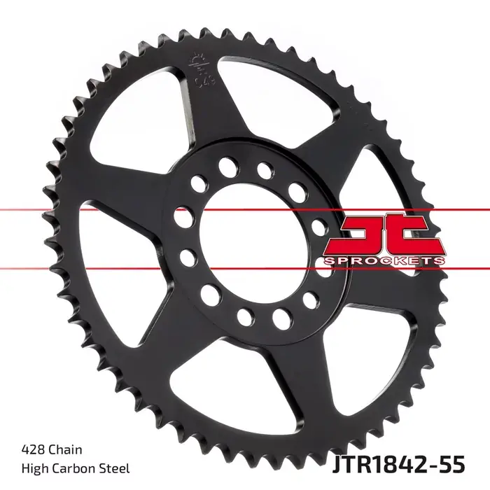 Saisonangebot Kettenrad 55Z 428 SW Innen Ø 062 Lochkreis 080 passend für Yamaha