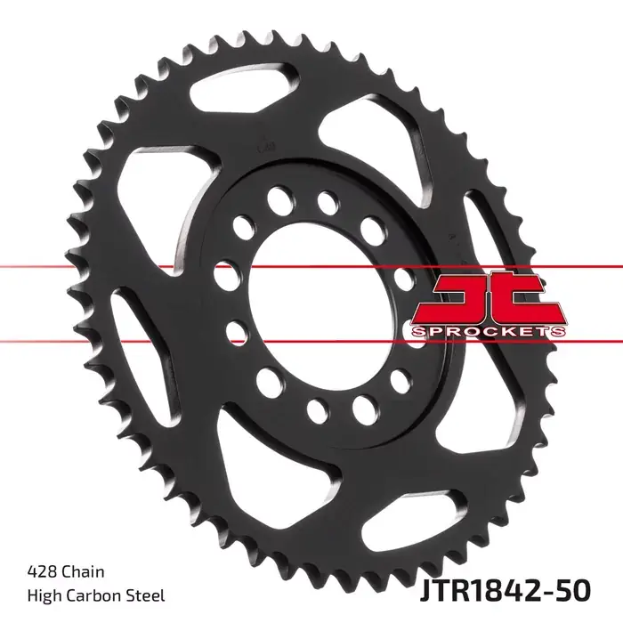 Günstig Kettenrad 50Z 428 SW Innen Ø 062 Lochkreis 080