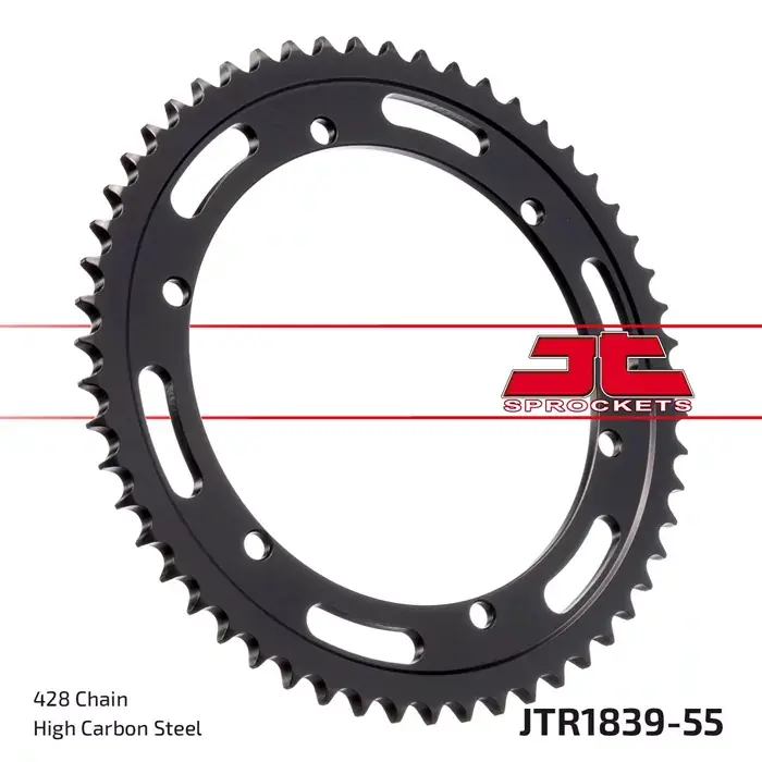 Direkt Vom Hersteller Kettenrad 55Z passend für 428er Kette, Innen Ø152, Lochkreis 164
