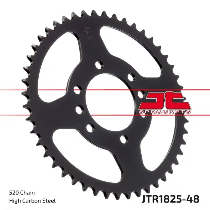 Nur Für Kurze Zeit Kettenrad 48Z passend für 520er Kette, Innen Ø 76 mm, Lochkreis 100 mm