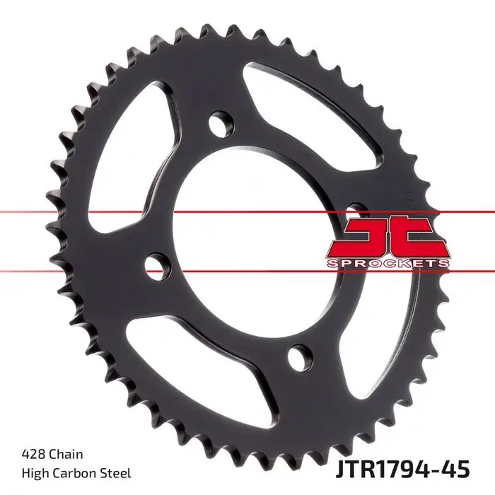 Rabatt Kettenrad 45Z 428 SW Innen Ø 80 mm Lochkreis 100