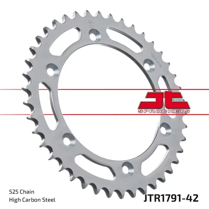 Markenware Kettenrad 42Z 525 SI passend für Suzuki DR 650 SE SP46B / XF 650 Freewind
