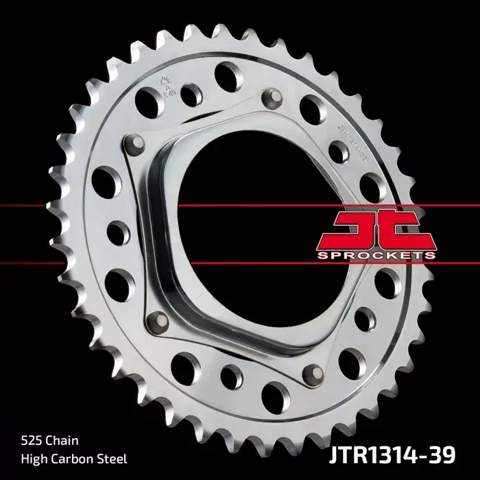 Heißes Angebot Kettenrad 39Z 525 SI Innen Ø 118 Lochkreis 138 passend für Honda CBR 400 RR