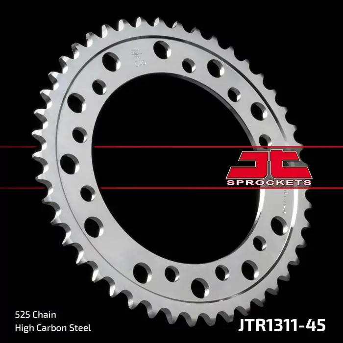 Kettenrad 45Z 525 SI passend für Honda NT 650 Hawk RC312 Must-Have