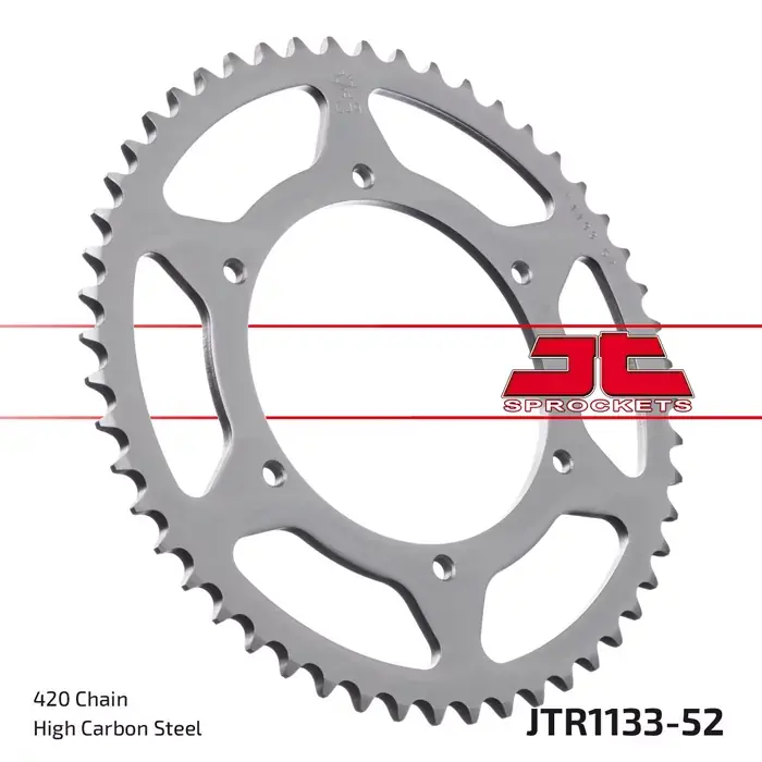 Kracherpreis Kettenrad 52Z passend für 420 SI Innen Ø 108 Lochkreis 123