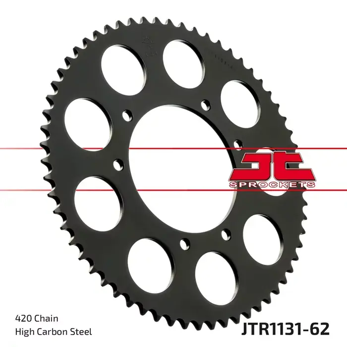 Kettenrad 62Z 420 Innen Ø 105 mm Lochkreis 125 mm passend für 50 ccm Modelle Kracherpreis