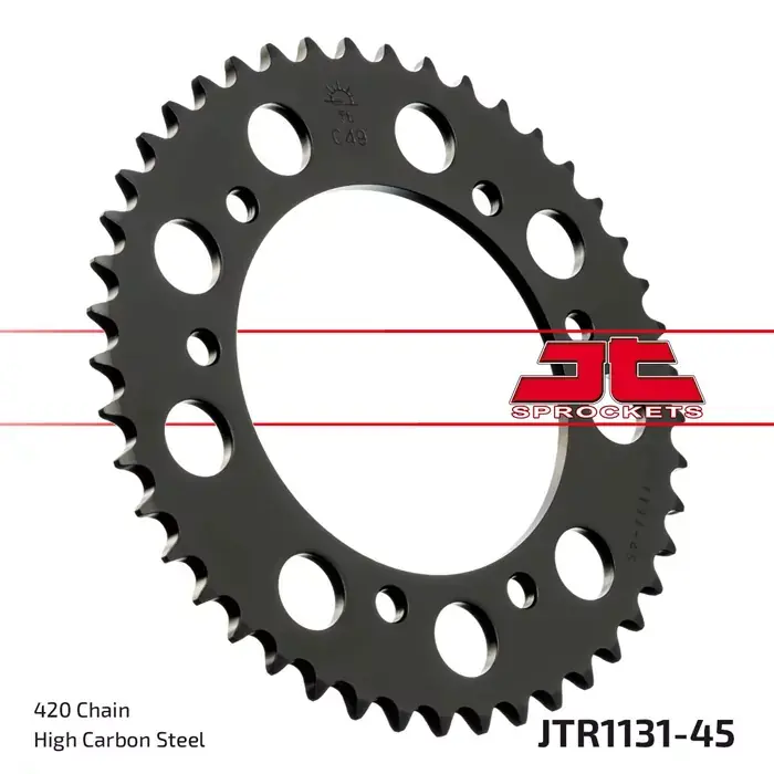 Kettenrad 45Z 420 SW passend für Aprilia, Gilera, Peugeot, Yamaha, Derbi Knallerangebot