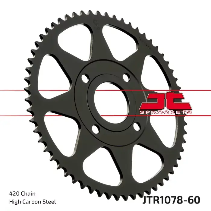 Neue Kollektion Kettenrad 60Z 420 SW Innen Ø 54 Lochkreis 92 passend für Yamaha TZR 50