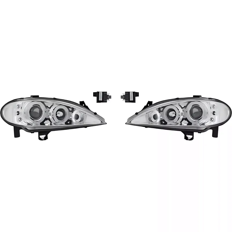 DIEDERICHS Hauptscheinwerfersatz Angel Eyes Chrom passend für Renault Megane I Super-Preis