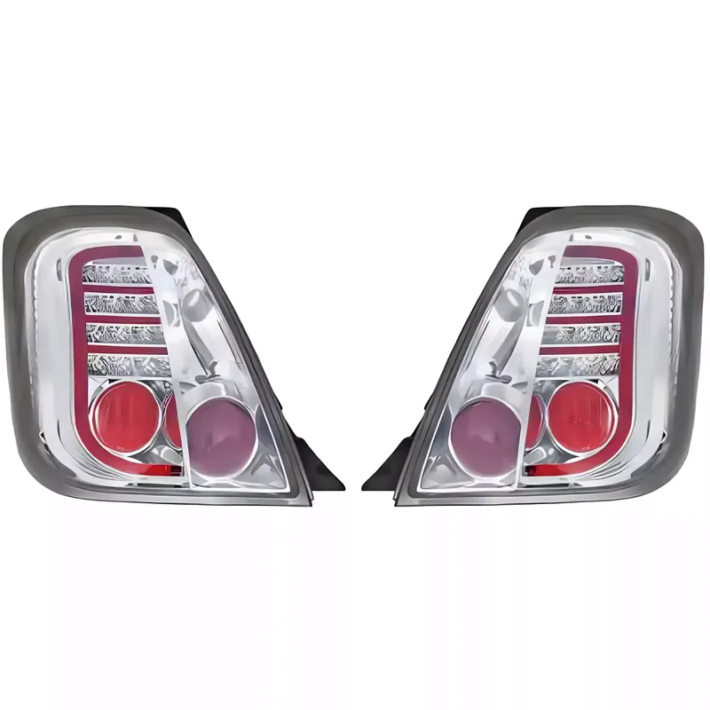 Neuheit DIEDERICHS Heckleuchtensatz LED Klarglas/Chrom passend für Fiat 500