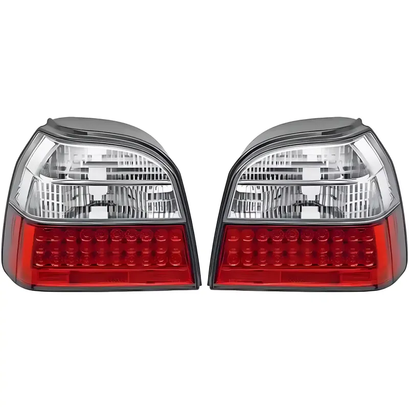 Bestpreis DIEDERICHS Heckleuchtensatz passend für VW Golf III (91–97) LED Klarglas Rot-Weiß