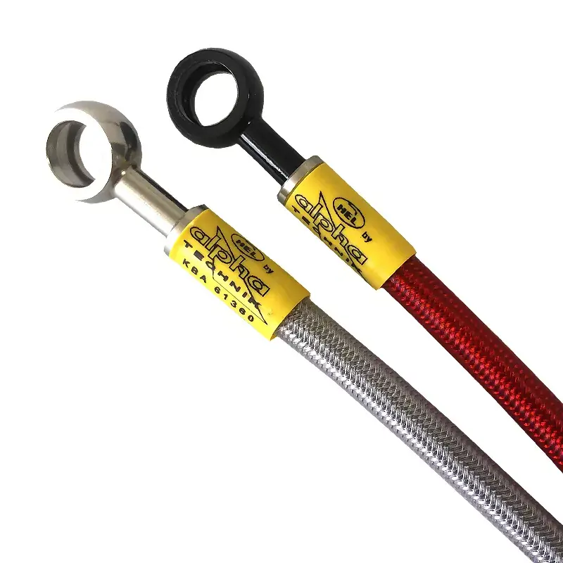 HEL Stahlflexleitung vorne Edelstahl passend für Triumph Trident Sprint Sports Knallerangebot
