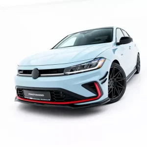 Zertifiziert Street+ Spoilerlippe Front Ansatz V.2 passend für VW Jetta GLI Mk7 Facelift