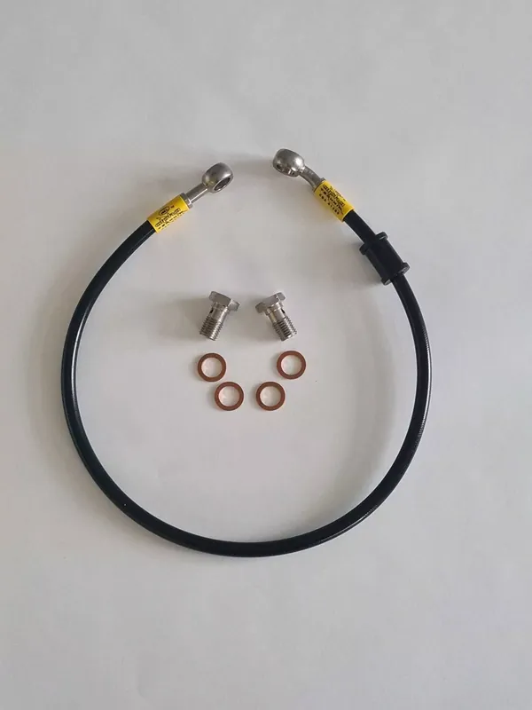HEL Stahlflexleitung hinten passend für Suzuki GSR600 2006–2010 Edelstahl Solange Der Vorrat Reicht