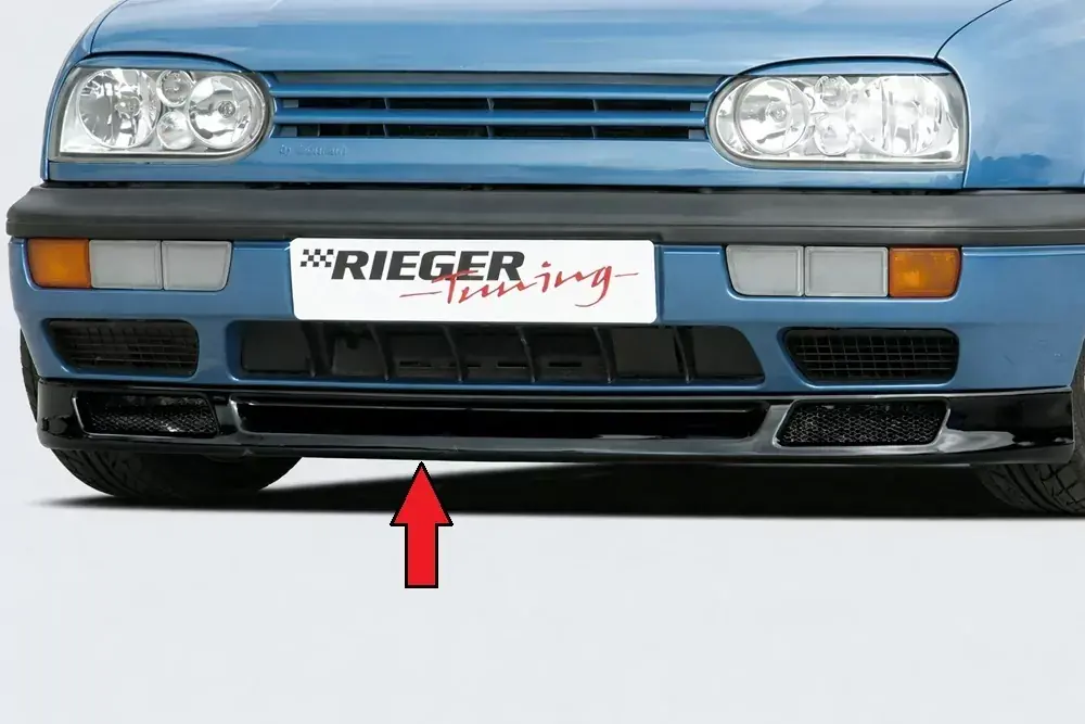 Rieger Spoilerlippe passend für VW Golf 3 5-tür. Markenprodukt