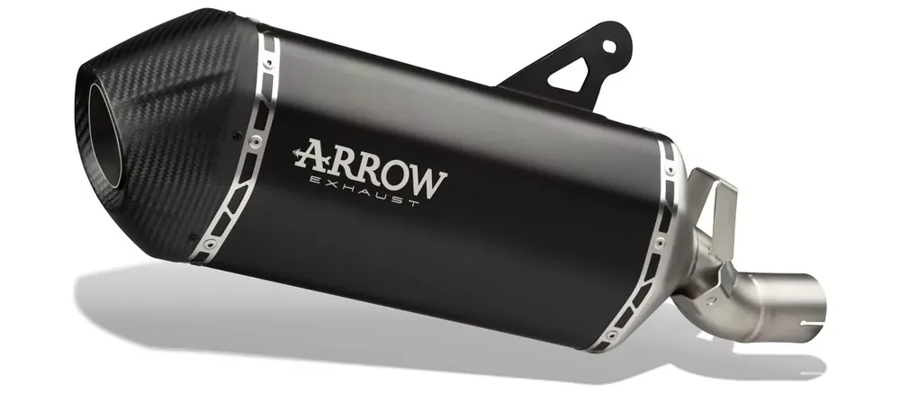 Begrenztes Angebot ARROW SONORA Endschalldämpfer Titan Schwarz passend für Moto Morini X-CAPE 1200 2026