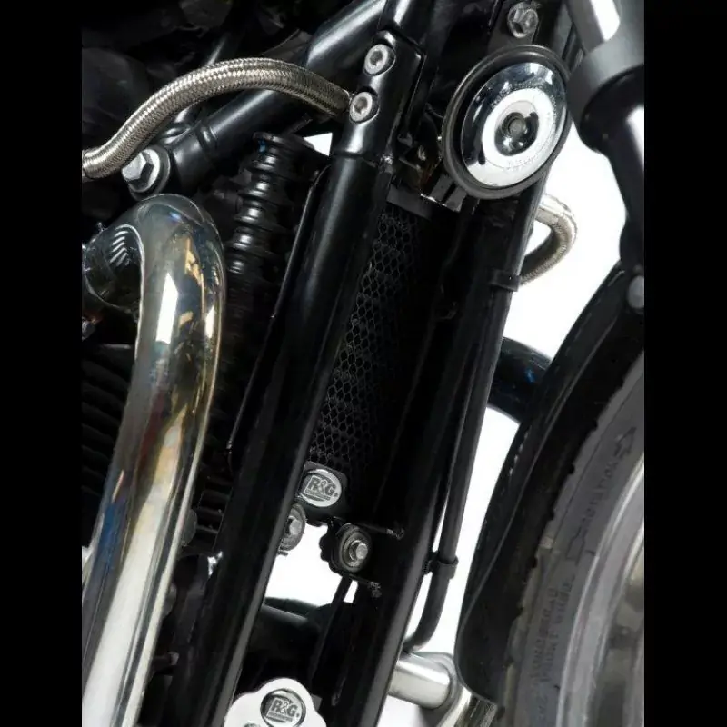 R&G Racing Kühlergitter Ölkühler passend für Triumph Thruxton 900 Versand Am Gleichen Tag