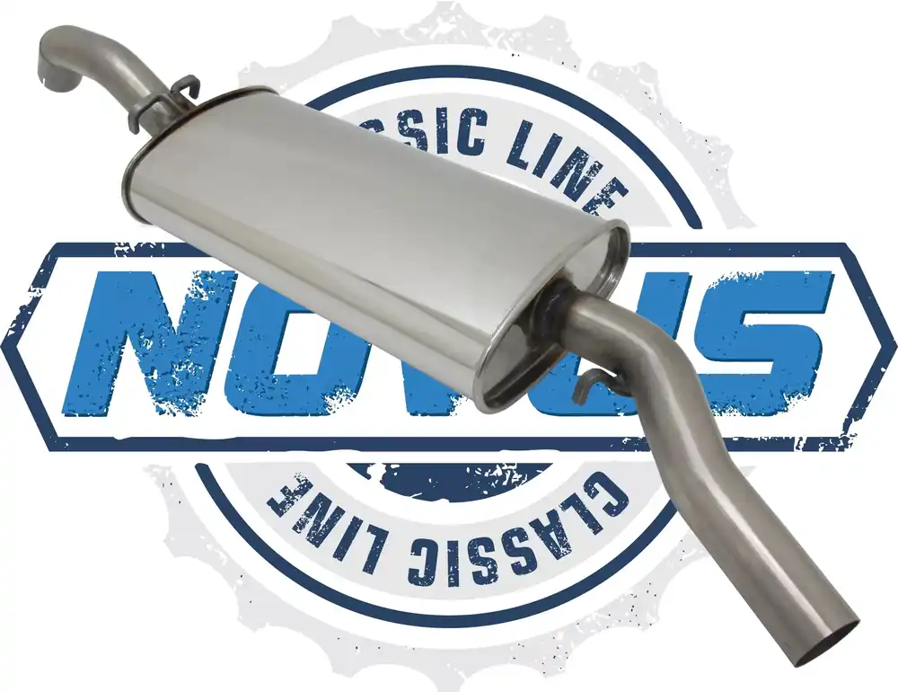 Online Kaufen Novus Classic Line Edelstahl Endschalldämpfer passend für Golf 2 1.8