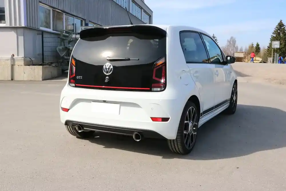 Zertifiziert Endrohrsystem rechts/links passend für VW UP GTI – 1x90 Typ 25