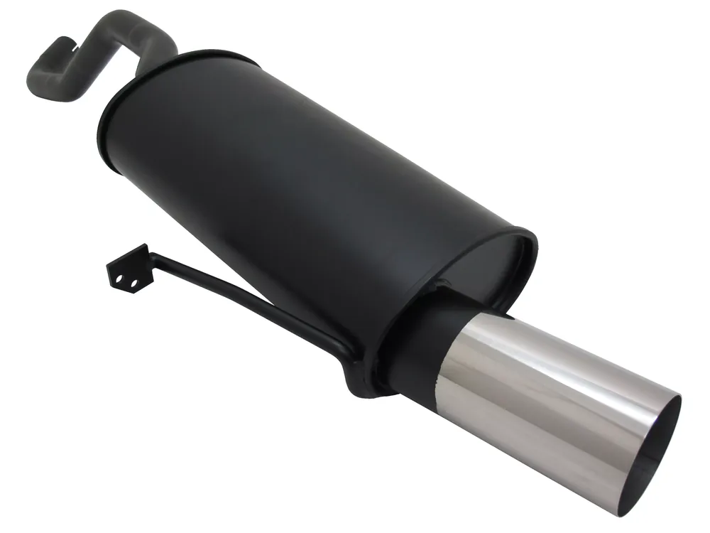 Novus Sportauspuff passend für Renault Clio 3 1x90mm RL-Design Must-Have