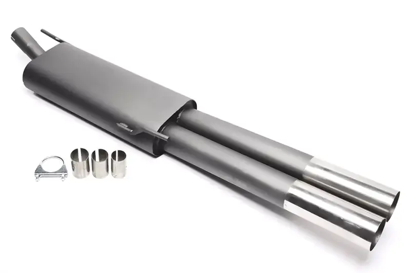 Sonderaktion TA Technix Sportendschalldämpfer 2x76mm passend für VW Golf III Variant, Vento