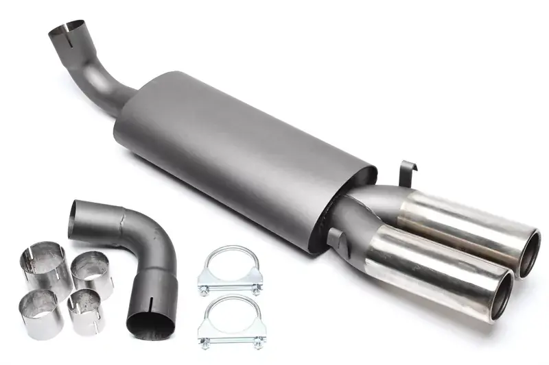 Heißes Angebot TA Technix Sportendschalldämpfer 2x76mm passend für Audi 80/90, Coupe Typ 89