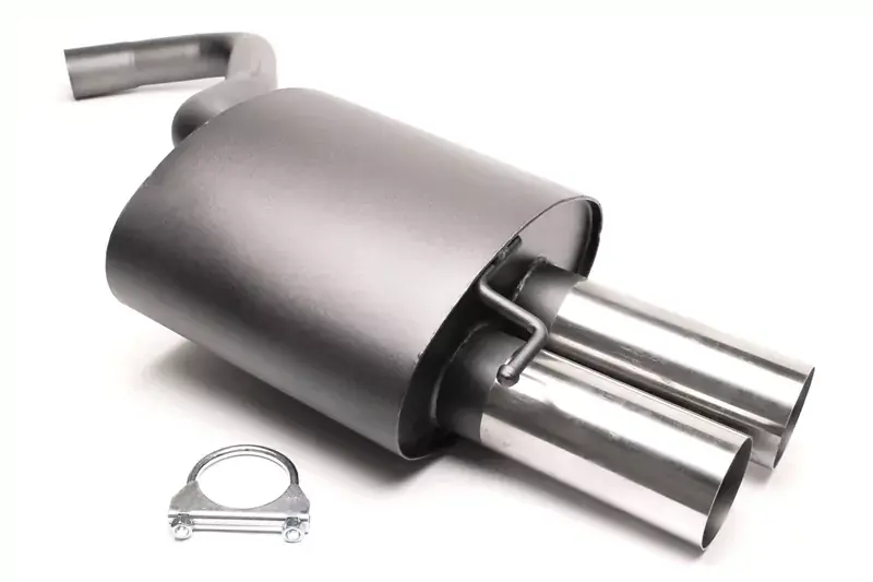 TA Technix Sportendschalldämpfer 2x76mm passend für BMW 3er Serie E90/E91 Super-Preis