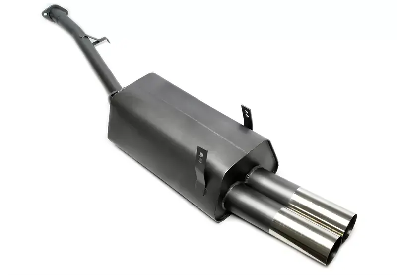 TA Technix Sportendschalldämpfer 2x76mm passend für BMW 3er Serie E36, 316/318i Mega-Angebot