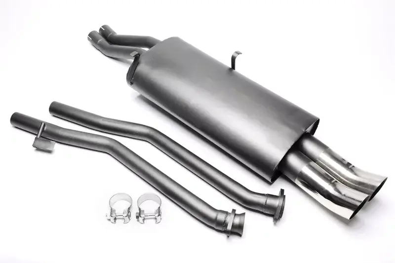TA Technix Sportendschalldämpfer 2x76mm DTM passend für BMW 3er Serie E30 Limousine, -Cabriolet, -Touring Ausverkauf