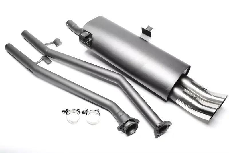 Preisknaller TA Technix Sportendschalldämpfer 2x76mm DTM passend für BMW 3er Serie E30