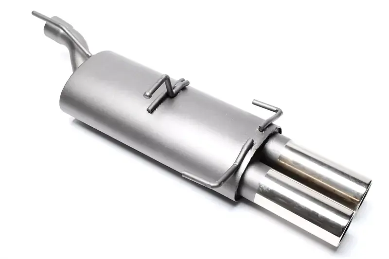 TA Technix Sportendschalldämpfer 2x76mm passend für Opel Astra F-CC, Kadett E-CC Sonderangebot