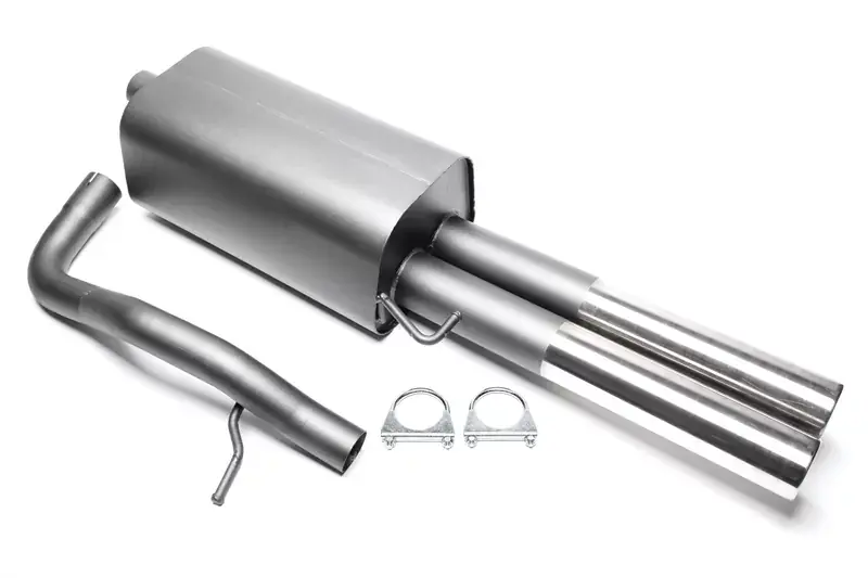 Preiswert TA Technix Sportendschalldämpfer 2x76mm passend für Audi A4 B5