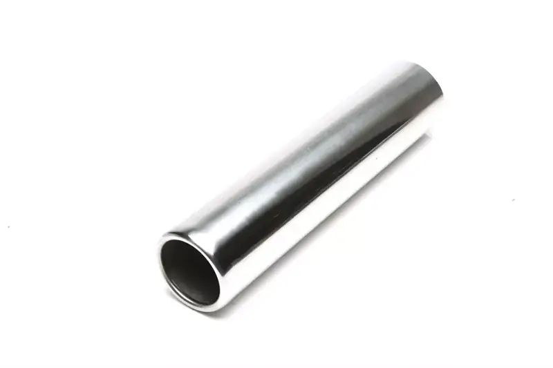 Saisonangebot TA Technix Edelstahl Endrohr 76mm rund gebördelt universal