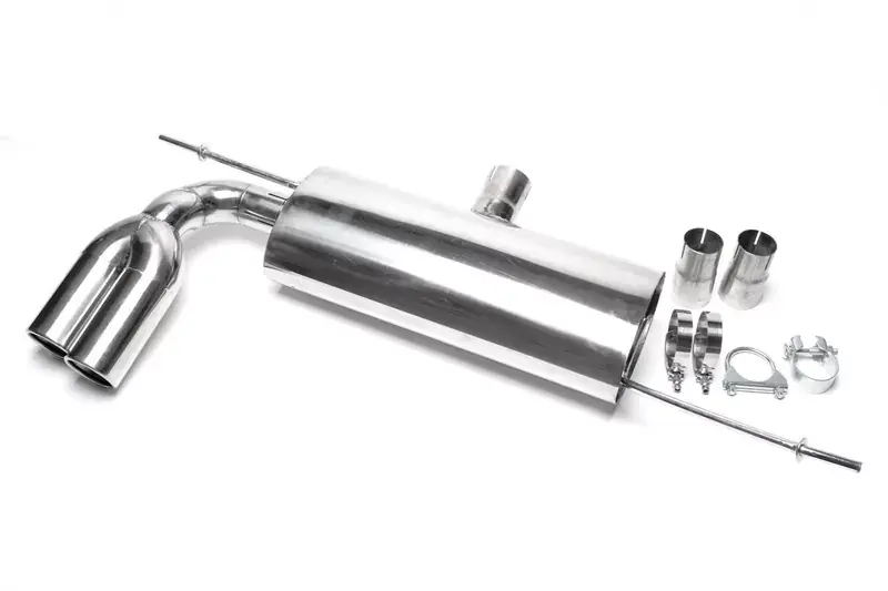 Bestpreis TA Technix Edelstahl Sportendschalldämpfer 2x76mm passend für Audi A3 / VW Golf V