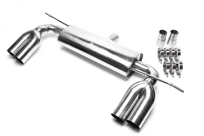 Direktkauf TA Technix Duplex Edelstahl Sportendschalldämpfer 2x76mm passend für Audi A3 (8P) / VW Golf V, Golf V Plus (1K/1KP)
