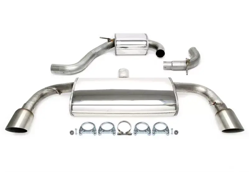 Schnäppchen TA Technix Duplex Edelstahlanlage 1x100mm scharf passend für VW Golf VI GTI
