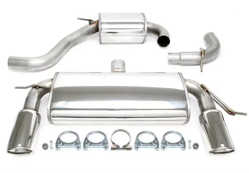 TA Technix Duplex Edelstahlanlage 1x100mm passend für VW Golf V/VI / Audi A3 8P Kracherpreis