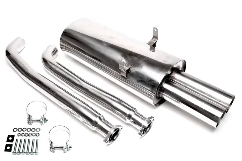 TA Technix Edelstahlanlage 2x76mm passend für BMW 3er Serie E36 325i Markenprodukt