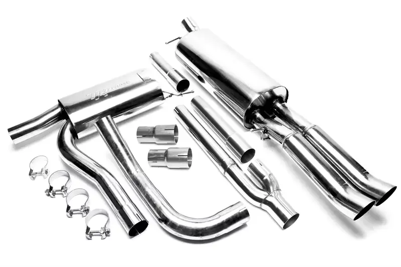 TA Technix Edelstahlanlage 2x76mm DTM passend für Audi A4 B5 Sichere Zahlung