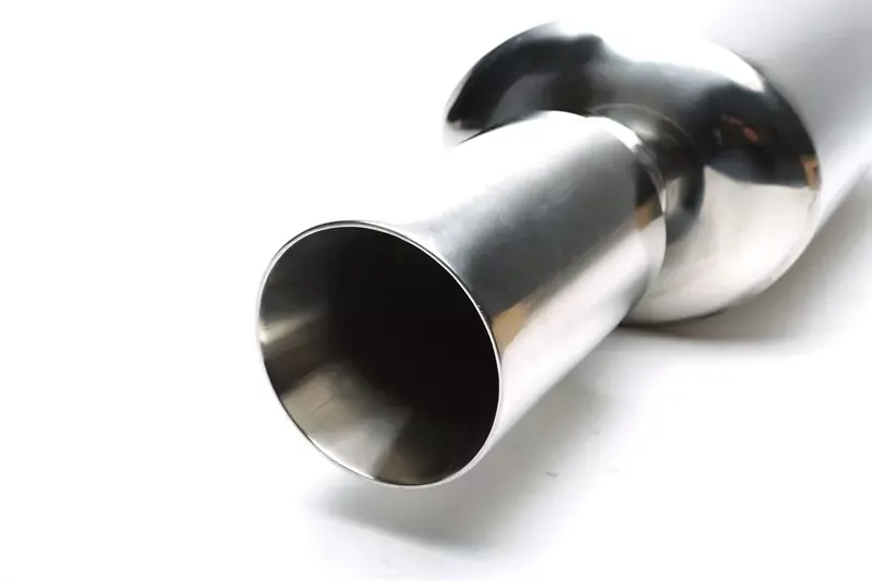 Jetzt Kaufen TA Technix Edelstahl Sportendschalldämpfer universal 100mm rund / glatt / nach innen gezogen