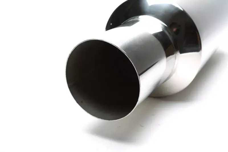 Markenprodukt TA Technix Edelstahl Sportendschalldämpfer universal 115/65mm rund scharf