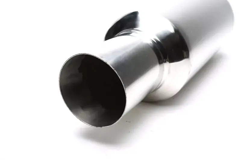 TA Technix Edelstahl Sportendschalldämpfer universal 100mm rund / scharf Direktkauf