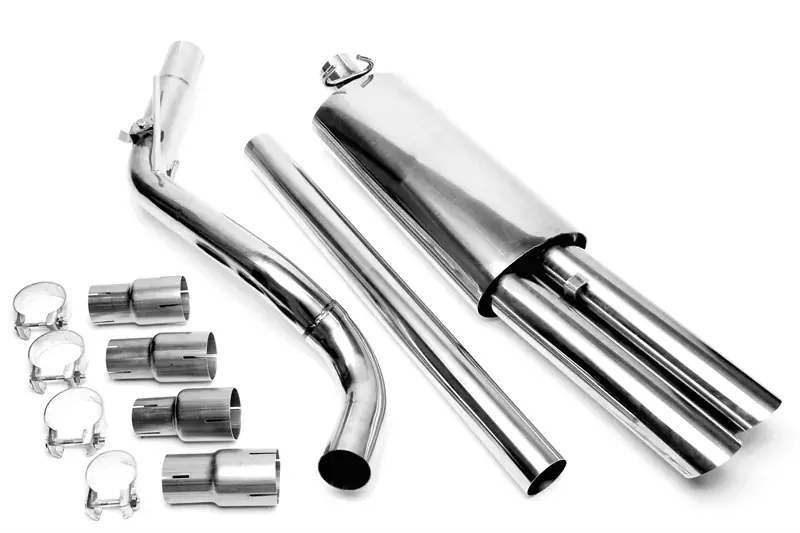 TA Technix Rennsportanlage 2x76mm passend für VW Golf II Kracherpreis