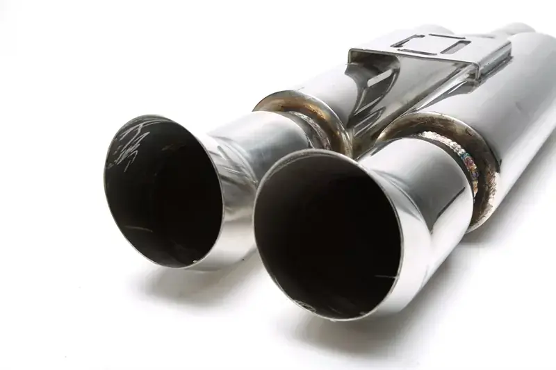 Neue Kollektion TA Technix Edelstahl Sportendschalldämpfer universal 2x90/100mm DTM oval / scharf