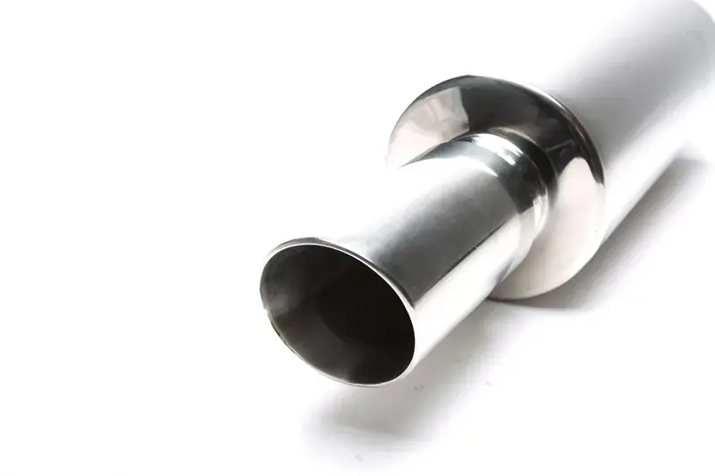 Schnäppchen TA Technix Edelstahl Sportendschalldämpfer universal 75 x 77mm oval / angeschrägt