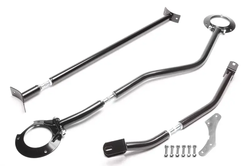 TA Technix Stahl-Domstreben Kit, schwarz passend für VW Polo I-II-III/Derby Typ 86/86C Preis Gesenkt