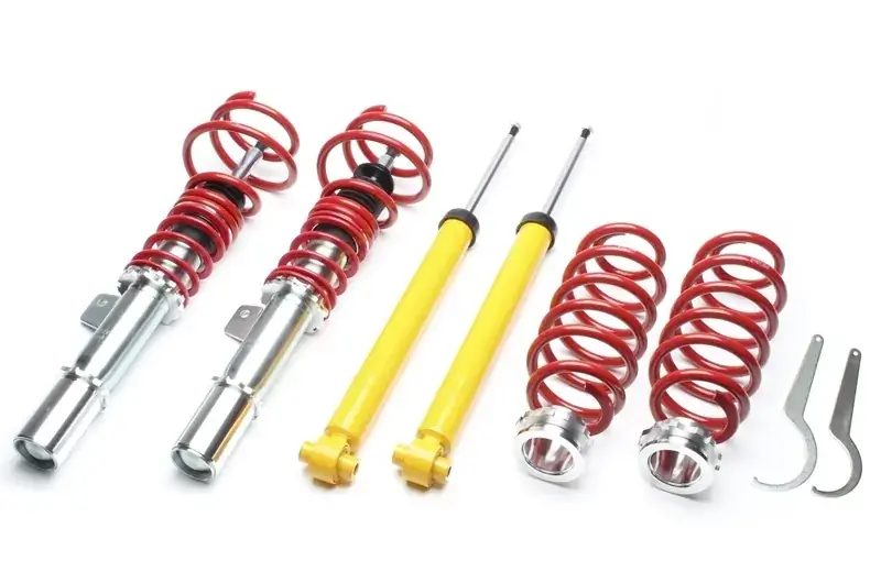 Schnäppchen TA Technix Gewindefahrwerk bis 1050kg VA passend für Audi A3, TT, Seat Leon, Skoda Octavia, Superb, VW Golf, Passat, Touran, Arteon