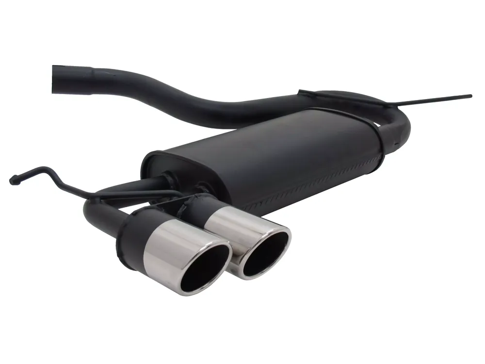 Neue Kollektion Novus Sportauspuff passend für Audi A3 / VW Golf 5 / VW Golf 6 / VW Scirocco 2x76mm SR-Design